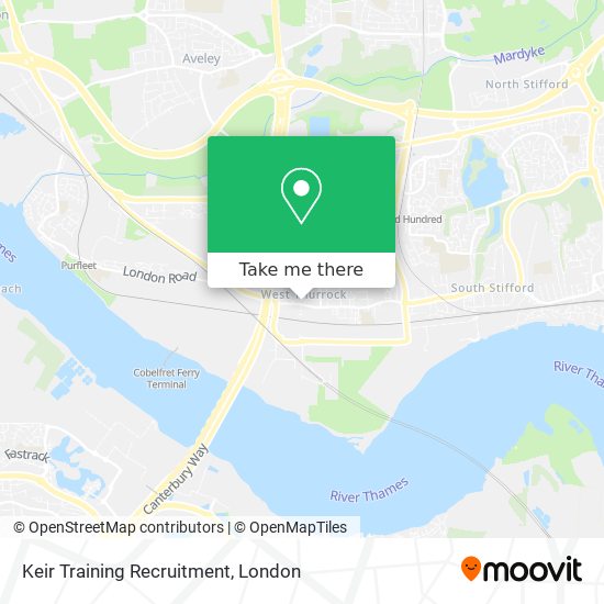 Keir Training Recruitment map