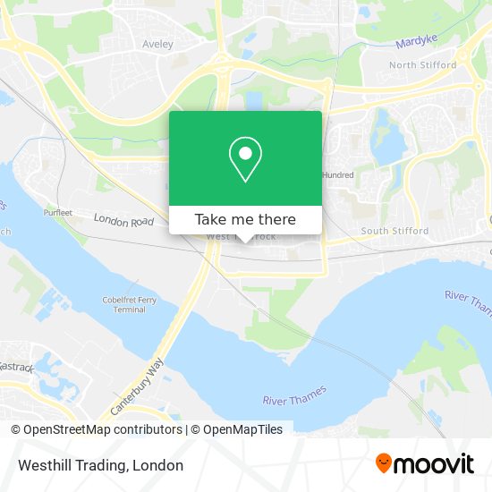Westhill Trading map