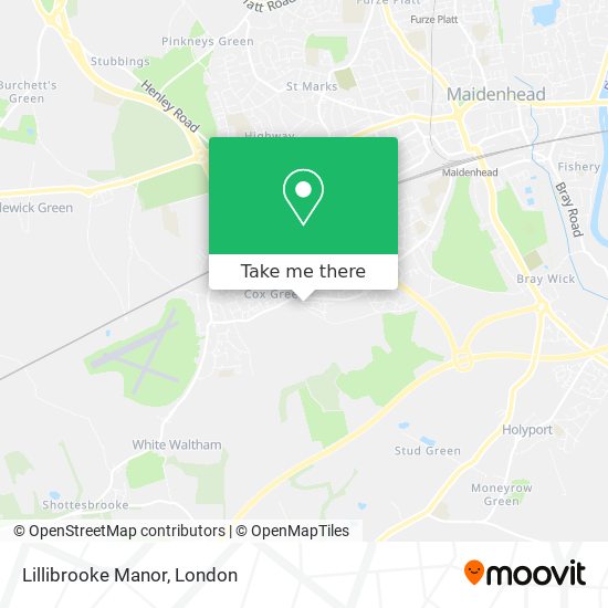 Lillibrooke Manor map