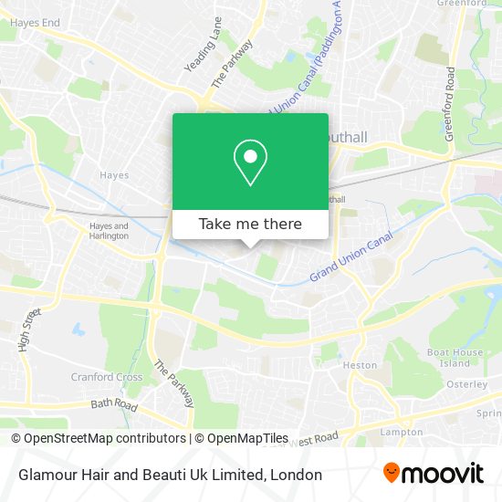 Glamour Hair and Beauti Uk Limited map