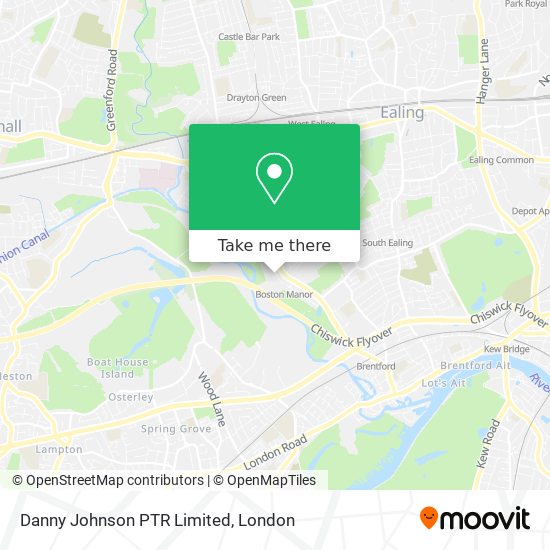 Danny Johnson PTR Limited map