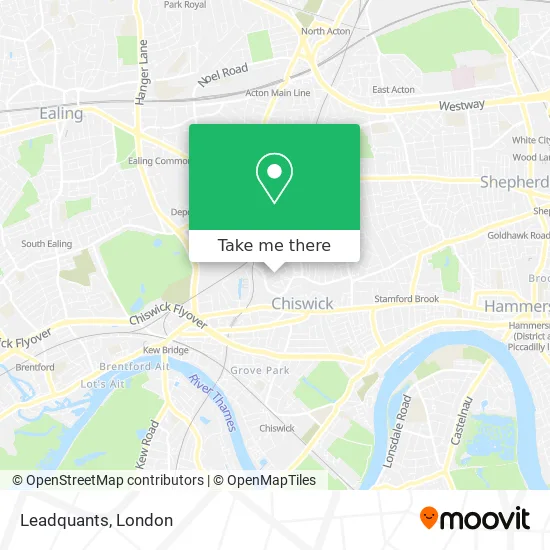 Leadquants map