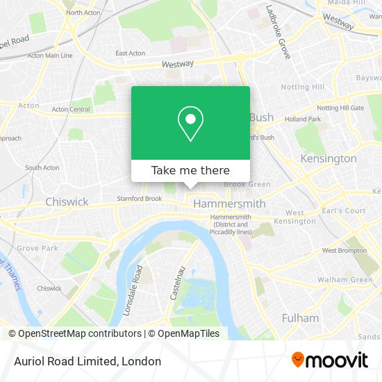 Auriol Road Limited map