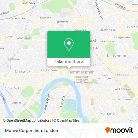 Motive Corporation map