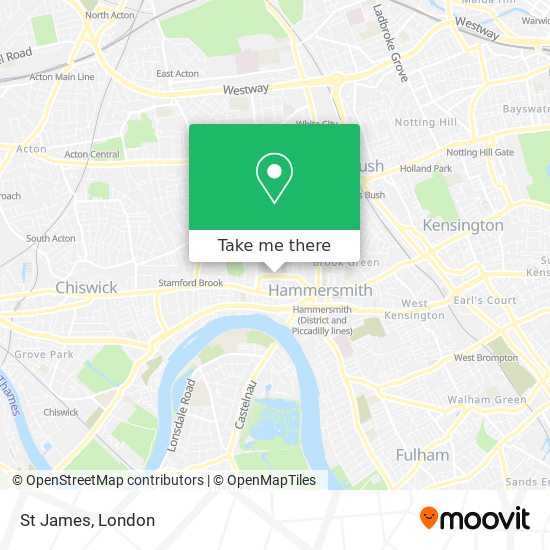 St James map