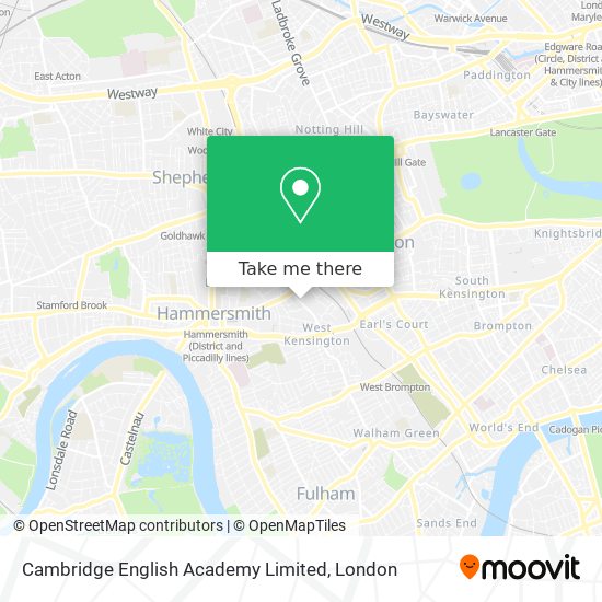 Cambridge English Academy Limited map