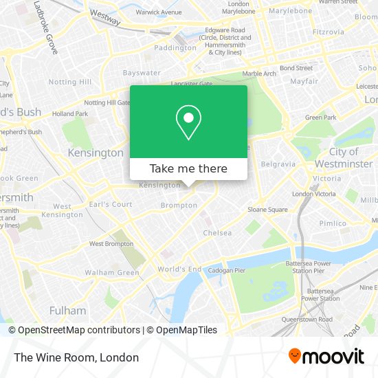 The Wine Room map