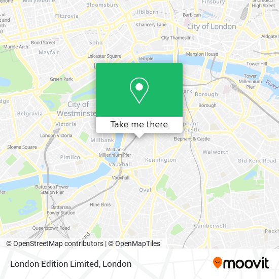 London Edition Limited map