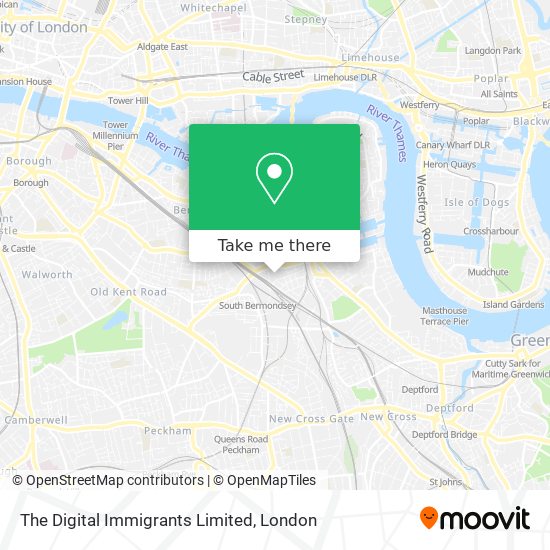 The Digital Immigrants Limited map