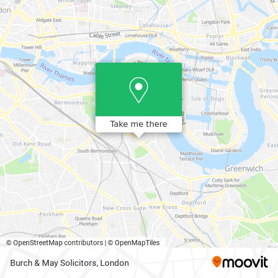Burch & May Solicitors map