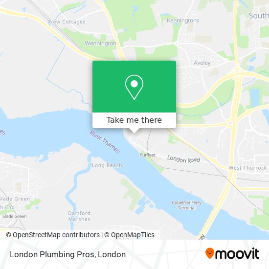 London Plumbing Pros map