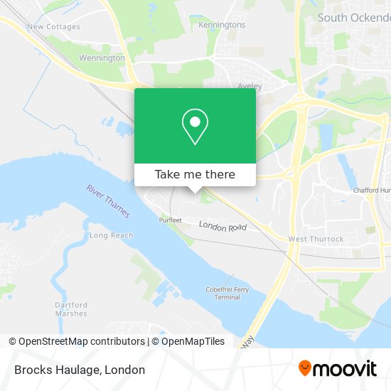 Brocks Haulage map