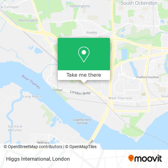 Higgs International map