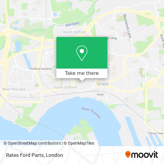 Rates Ford Parts map