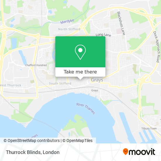 Thurrock Blinds map