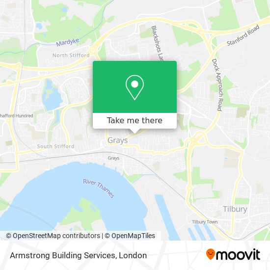 Armstrong Building Services map