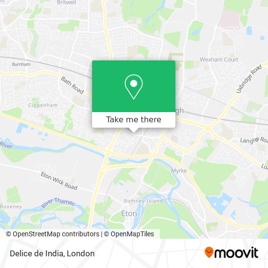 Delice de India map