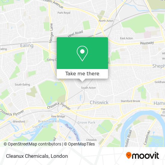 Cleanux Chemicals map