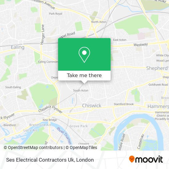 Ses Electrical Contractors Uk map