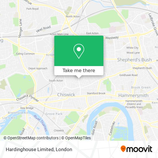 Hardinghouse Limited map