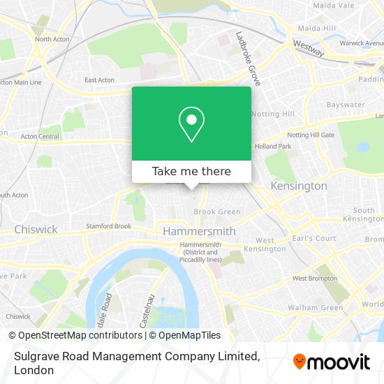 Sulgrave Road Management Company Limited map