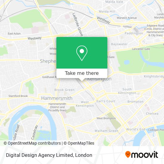 Digital Design Agency Limited map
