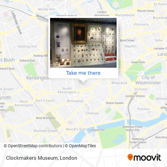 Clockmakers Museum map
