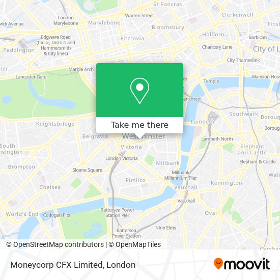 Moneycorp CFX Limited map
