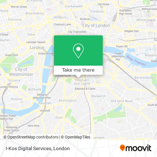 I-Kos Digital Services map