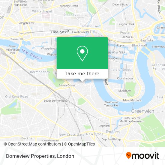 Domeview Properties map