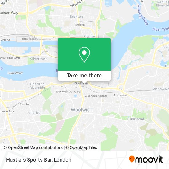 Hustlers Sports Bar map