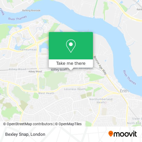 Bexley Snap map
