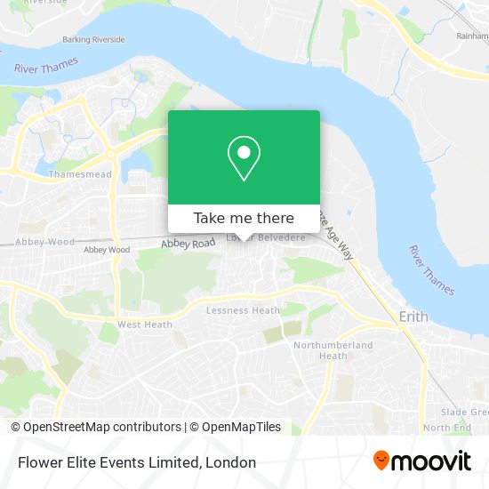 Flower Elite Events Limited map