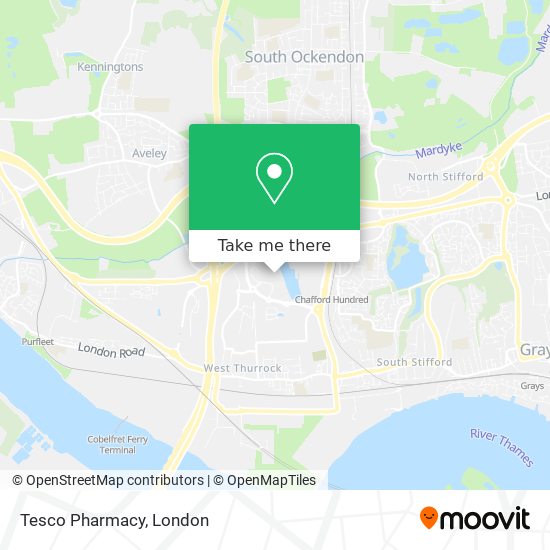 Tesco Pharmacy map