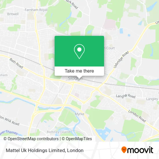 Mattel Uk Holdings Limited map