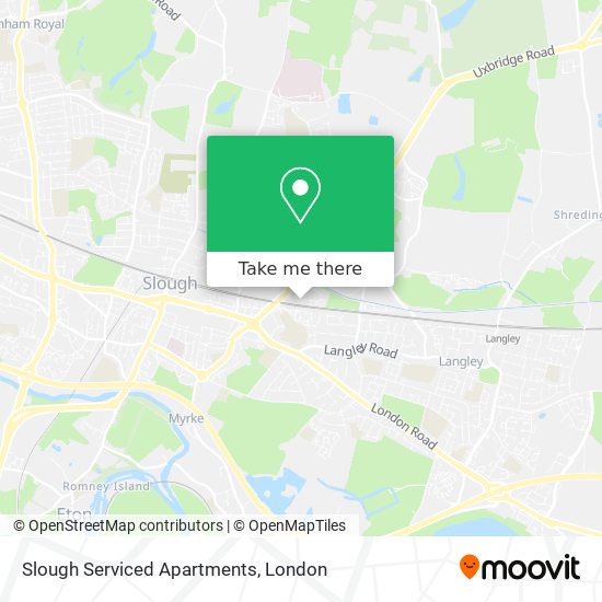 Slough Serviced Apartments map