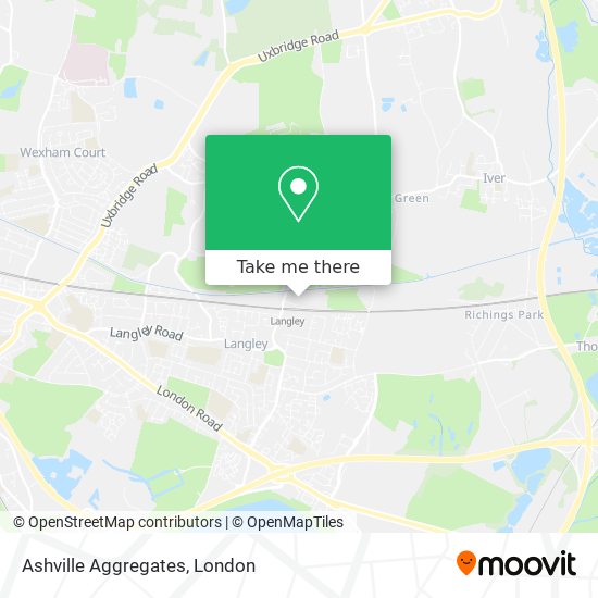 Ashville Aggregates map