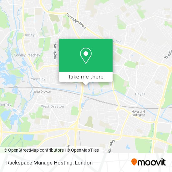 Rackspace Manage Hosting map