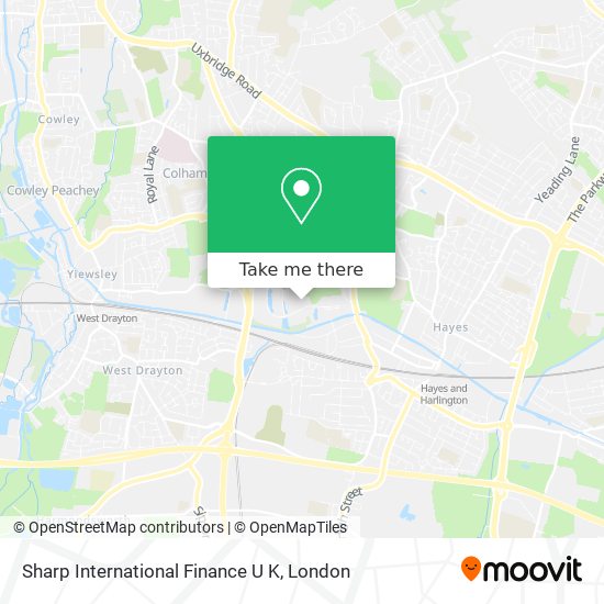 Sharp International Finance U K map