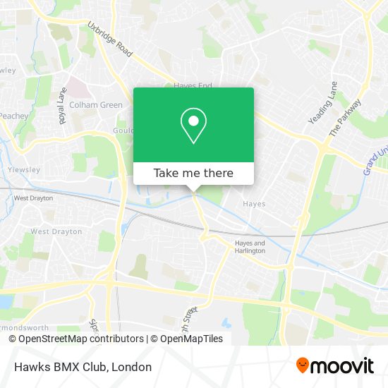 Hawks BMX Club map