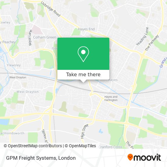 GPM Freight Systems map