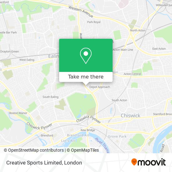 Creative Sports Limited map