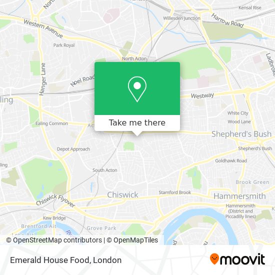 Emerald House Food map