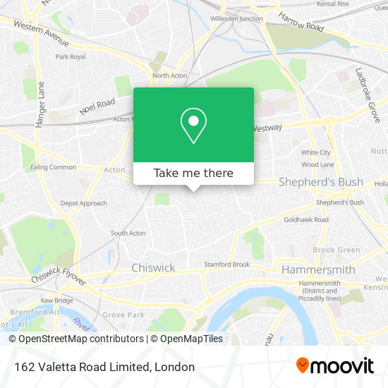 162 Valetta Road Limited map