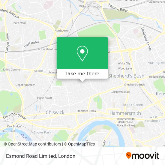 Esmond Road Limited map