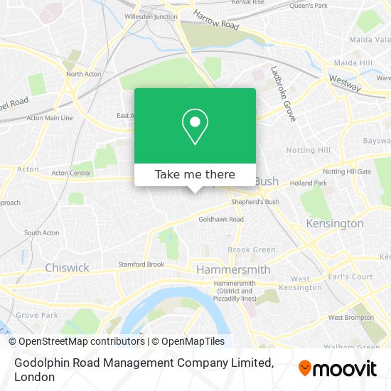 Godolphin Road Management Company Limited map