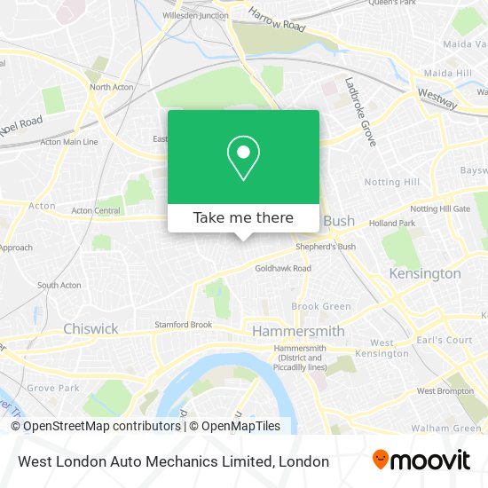 West London Auto Mechanics Limited map