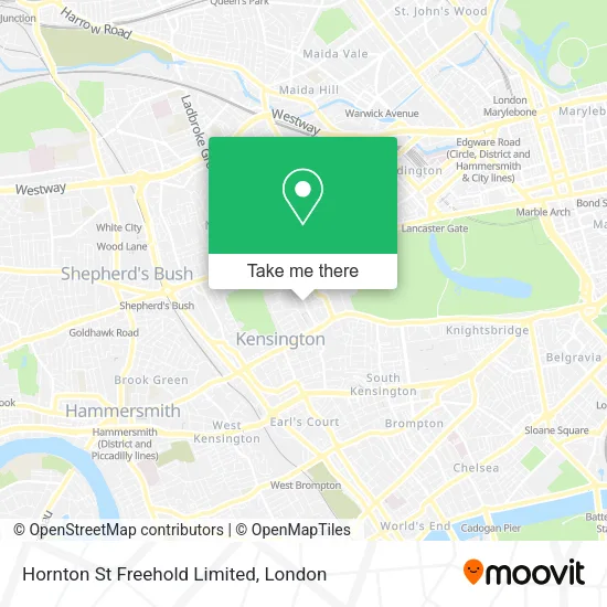 Hornton St Freehold Limited map