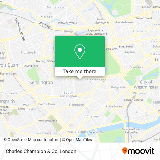 Charles Champion & Co map