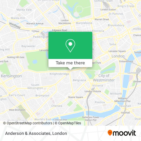 Anderson & Associates map
